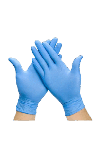 nitril mavi eldiven s