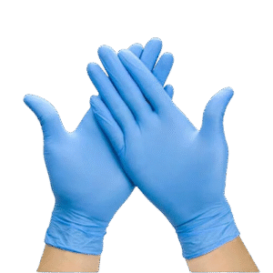 nitril mavi eldiven s