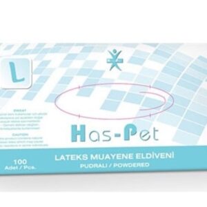 pudralı lateks eldiven l